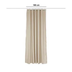5five Rideau de douche, l.180 cm, Beige