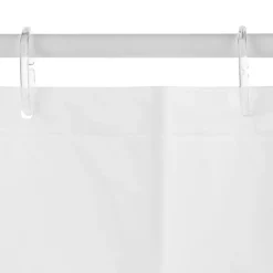 5five Rideau de douche 180x200cm, Blanc