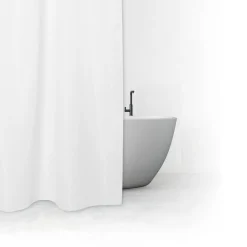 5five Rideau de douche 180x200cm, Blanc
