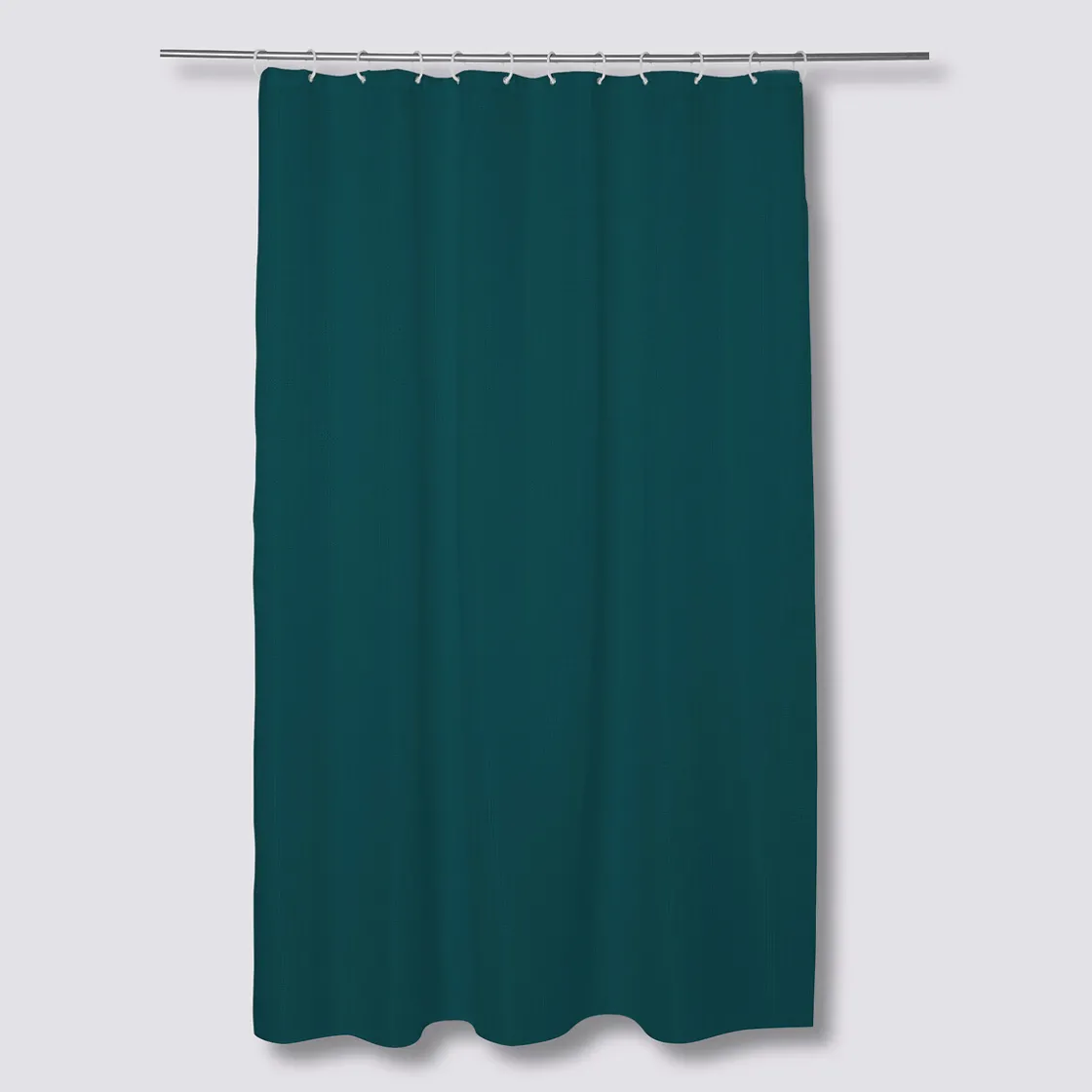 5five Rideau de douche 180x200cm, Bleu pétrole
