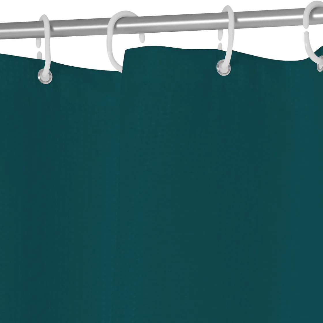 5five Rideau de douche 180x200cm, Bleu pétrole