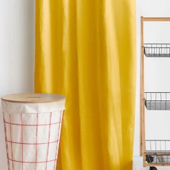 5five Rideau de douche 180x200cm, Bleu pétrole