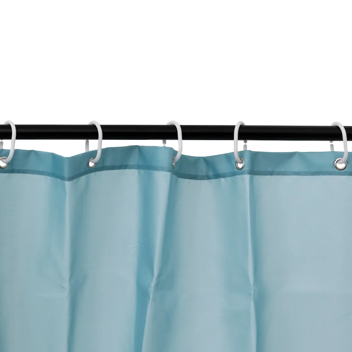 5five Rideau de douche 180x200cm, Bleu artic