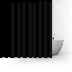 5five Rideau de douche 180x200cm, Noir