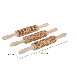 5five Rouleau à patisserie, L.35,5 cm, Beige