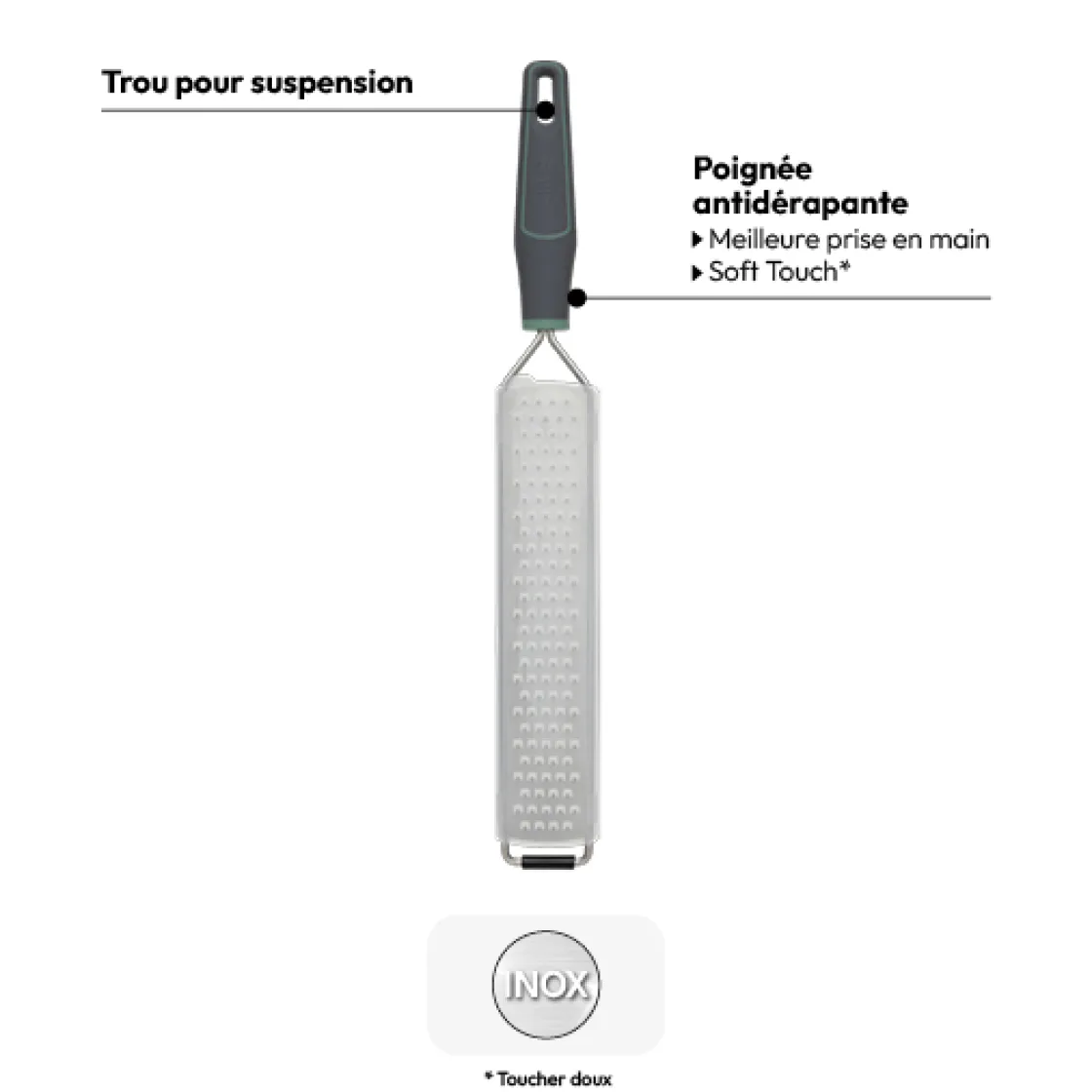 5five Râpe à fromage, Inox