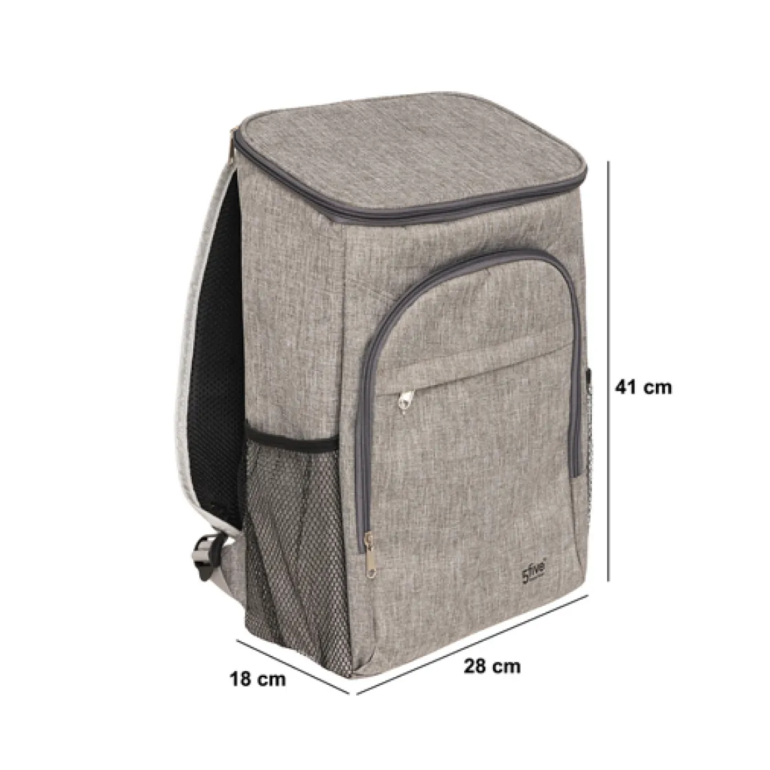 5five Sac à dos isotherme 18L, Gris
