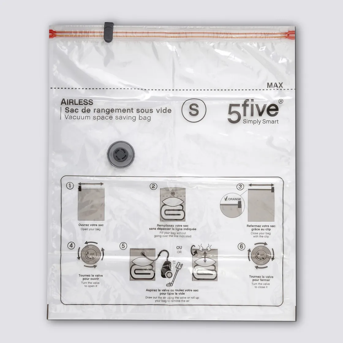 5five Sac compresseur 59x49 cm, Parfumé