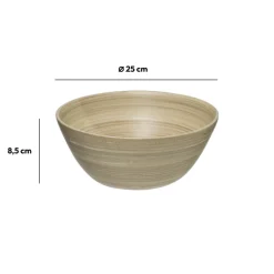 5five Saladier D25 cm, Bambou