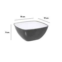 5five Saladier D19 cm, Gris anthracite