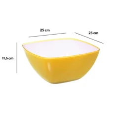 5five Saladier D25 cm, Jaune moutarde