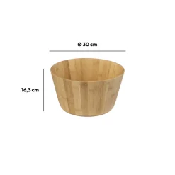 5five Saladier D30cm, Bambou