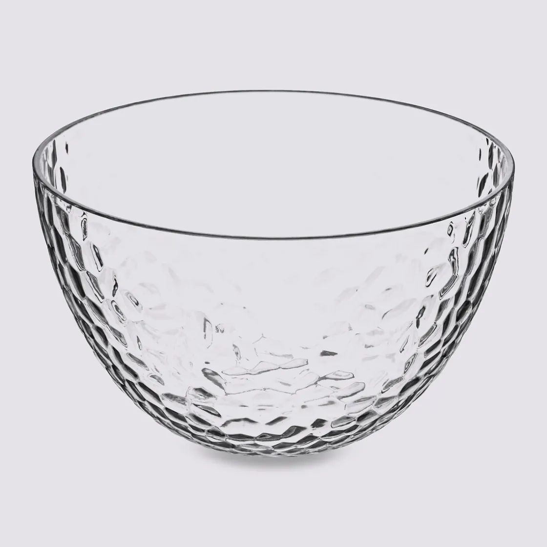 5five Saladier martelée D14 cm,Transparent