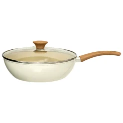 5five Sauteuse aluminium forgé beige, 28cm