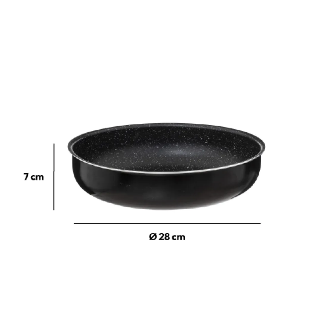 5five Sauteuse Aluminium pressé, 28 cm