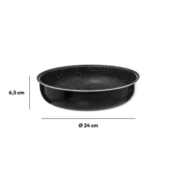 5five Sauteuse Aluminium pressé, 24 cm
