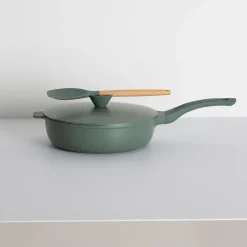 5five Sauteuse fonte d'aluminium vert, 28cm