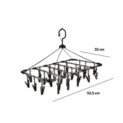 5five Séchoir métal à accrocher, 32 pinces