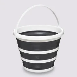 5five Seau pliable 10L - Blanc, gris