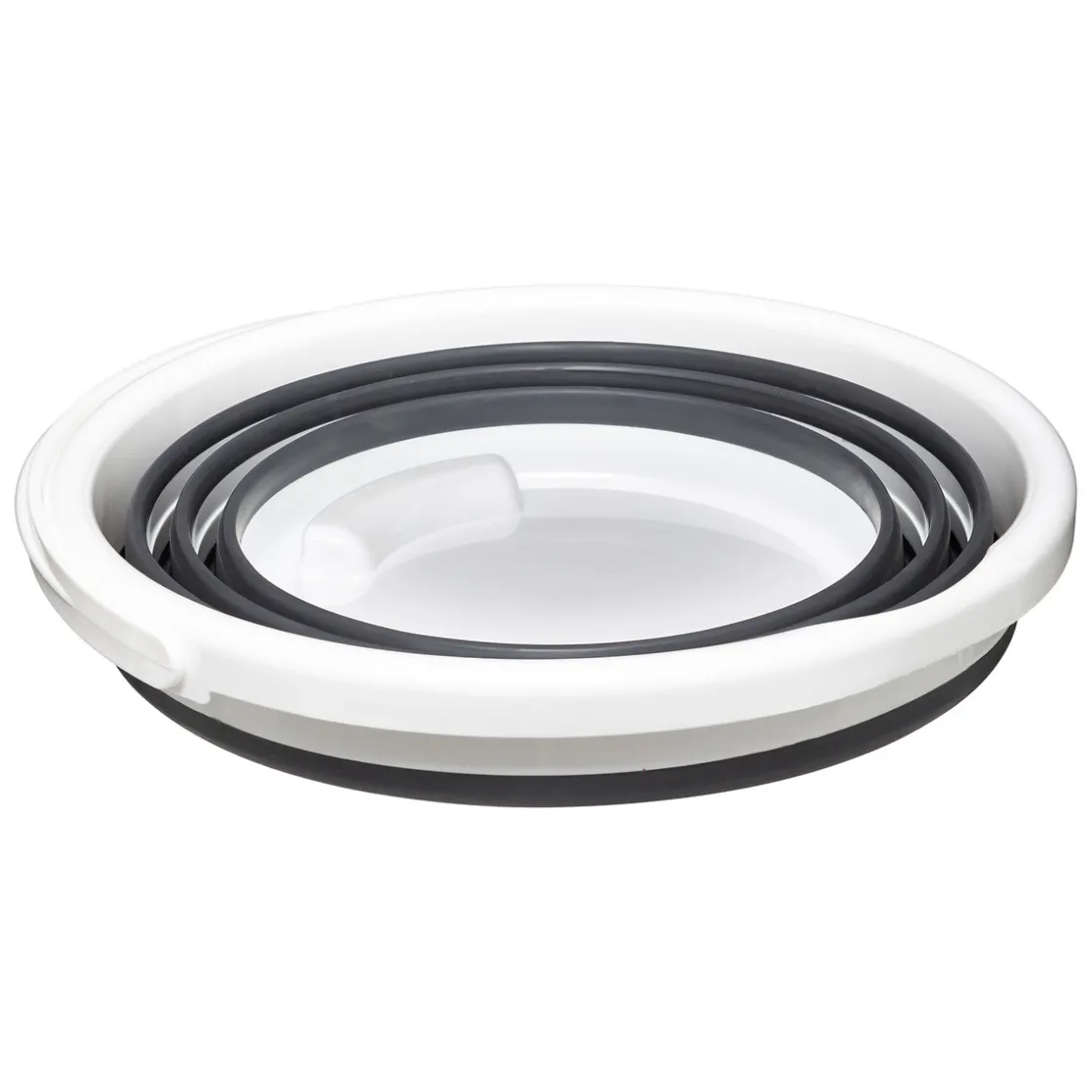 5five Seau pliable 10L - Blanc, gris