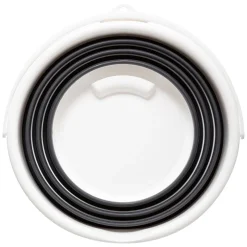 5five Seau pliable 10L - Blanc, gris