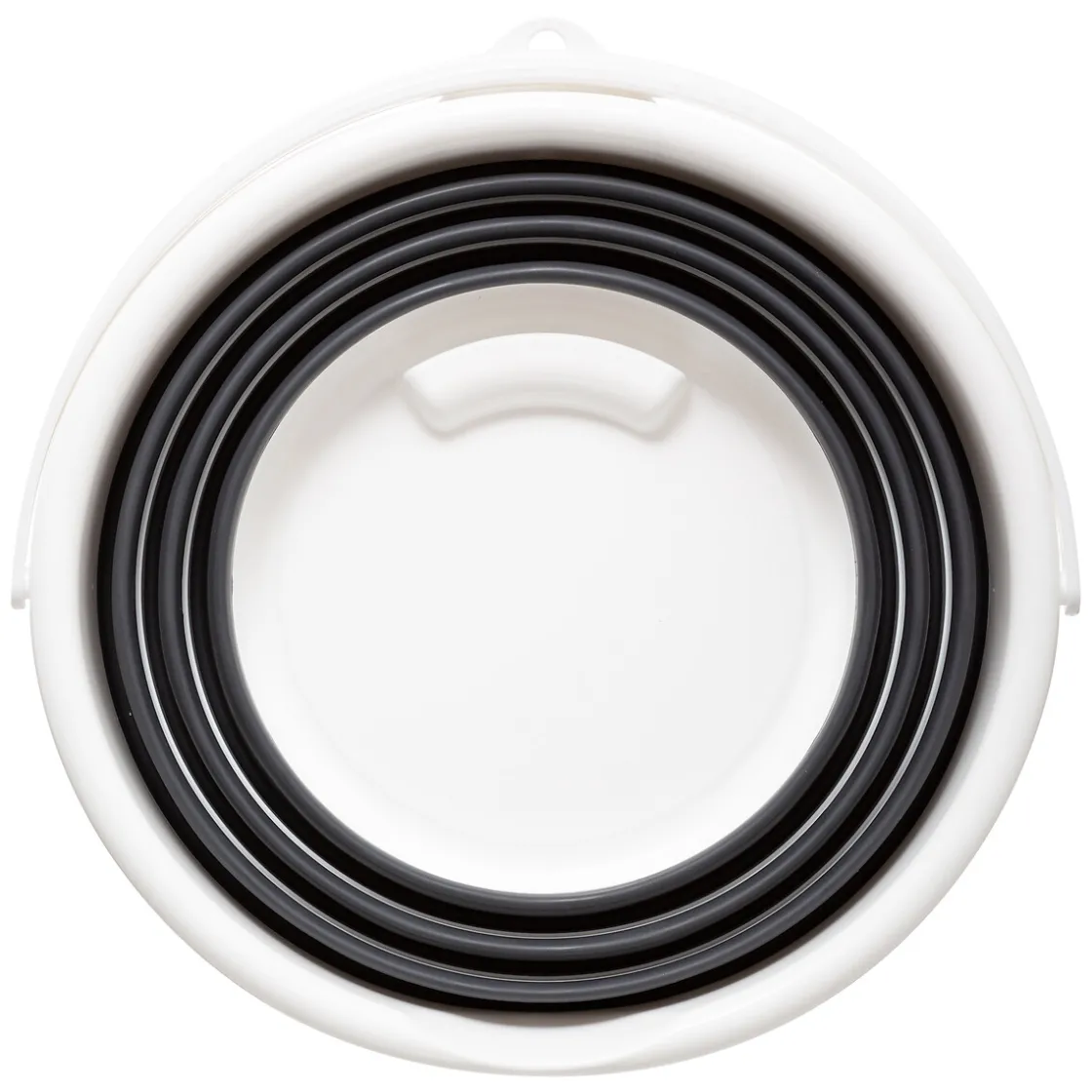 5five Seau pliable 10L - Blanc, gris