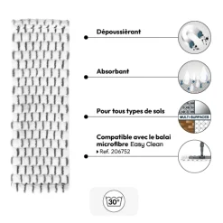 5five Serpillère microfibre pour balai téléscopique