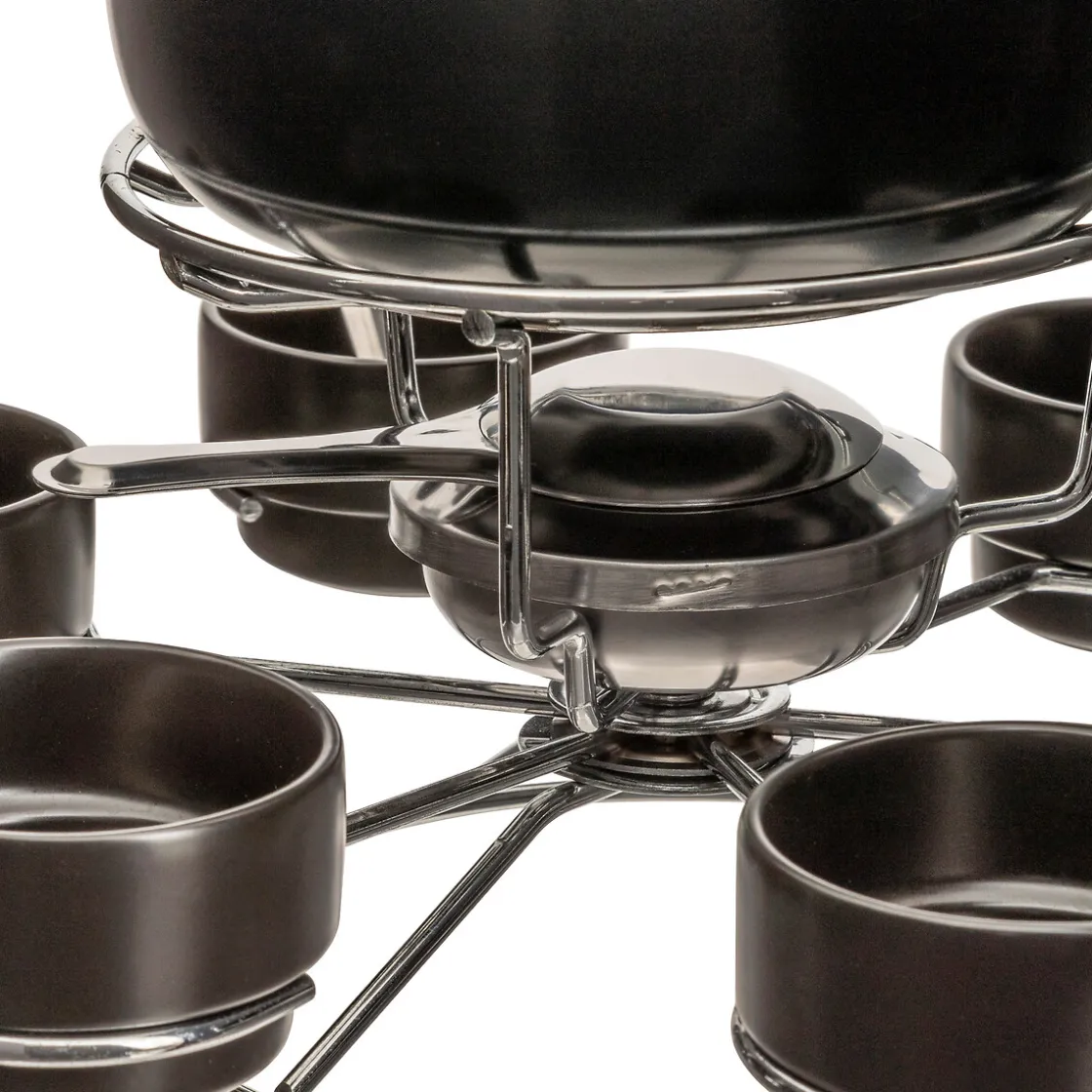 5five Service à fondue avec plateau tournant