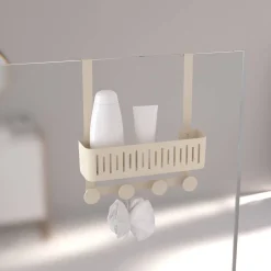 5five Serviteur de douche 4 crochets, Beige