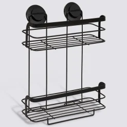 5five Serviteur de douche 2 niveaux, Noir