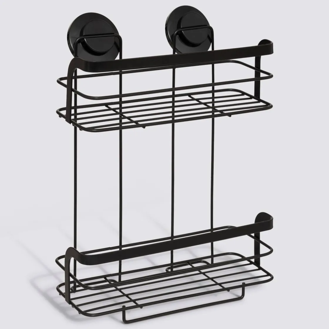 5five Serviteur de douche 2 niveaux, Noir