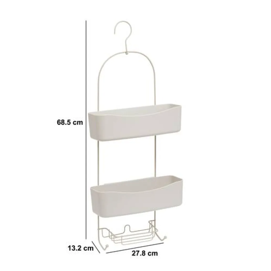 5five Serviteur de douche 2 niveaux, Beige