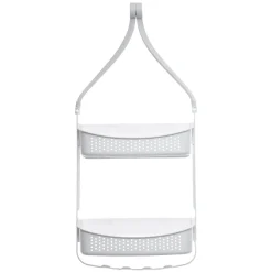 5five Serviteur de douche 2 niveaux, Blanc