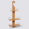 5five Serviteur de douche 3 niveaux, Métal bambou