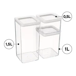 5five Set 3 boîtes de conservation