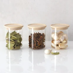 5five Set de 3 bocaux en verre, 350ml