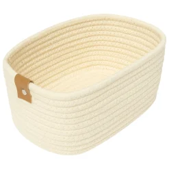 5five Set de 3 paniers, Ivoire