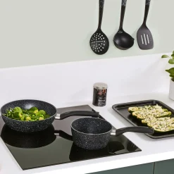 5five Set de Casseroles en aluminium, 16/18/20 cm