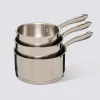 5five Set de Casseroles en inox, 16/18/20 cm