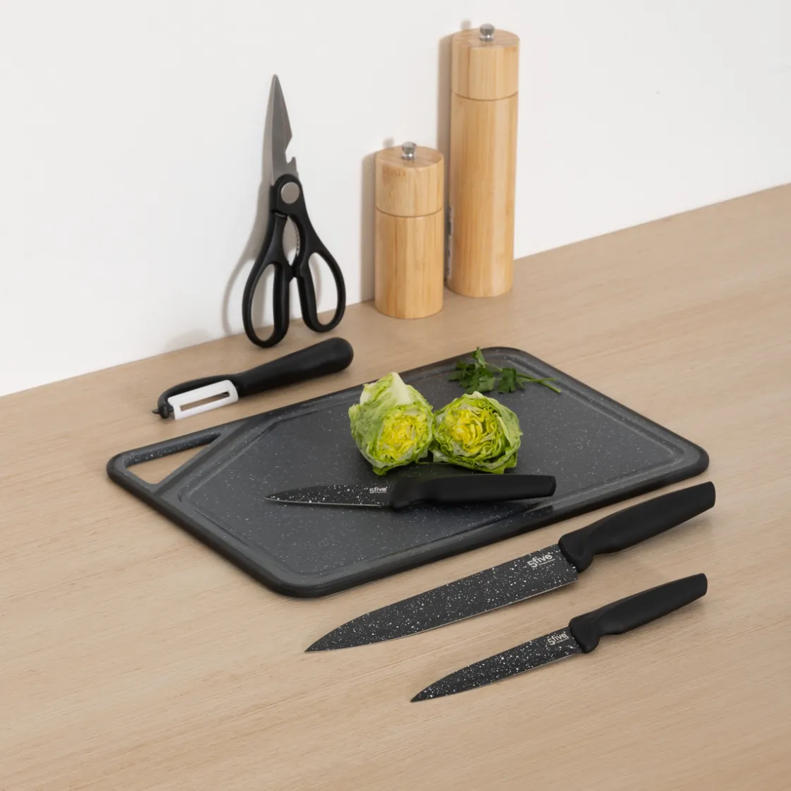 5five Set de découpe avec planche