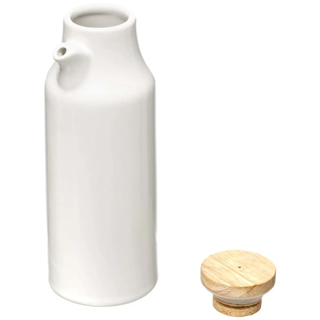 5five Set huile/vinaigre/poivre céramique, Blanc