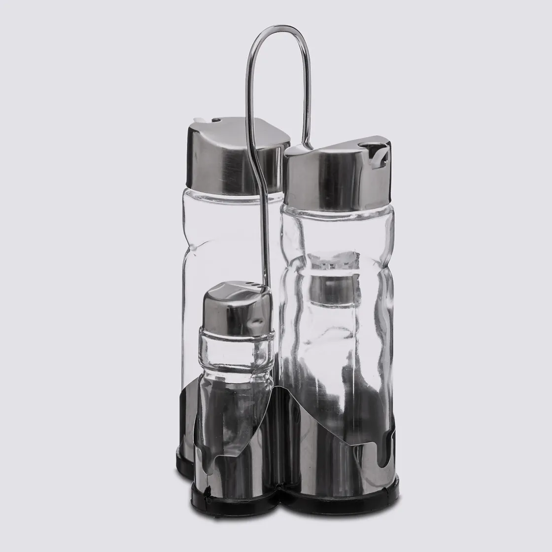 5five Set huile/vinaigre/poivre/sel, verre