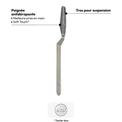 5five Spatule nappage, Inox