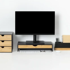 5five Support écran d'ordinateur avec tiroir