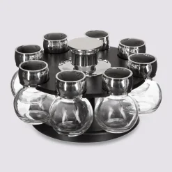 5five Support rotatif 8 pots à épices