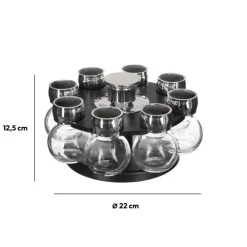 5five Support rotatif 8 pots à épices