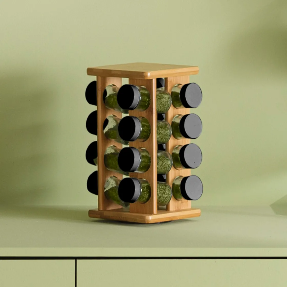 5five Support rotatif 16 pots à épices