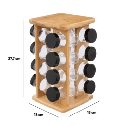 5five Support rotatif 16 pots à épices