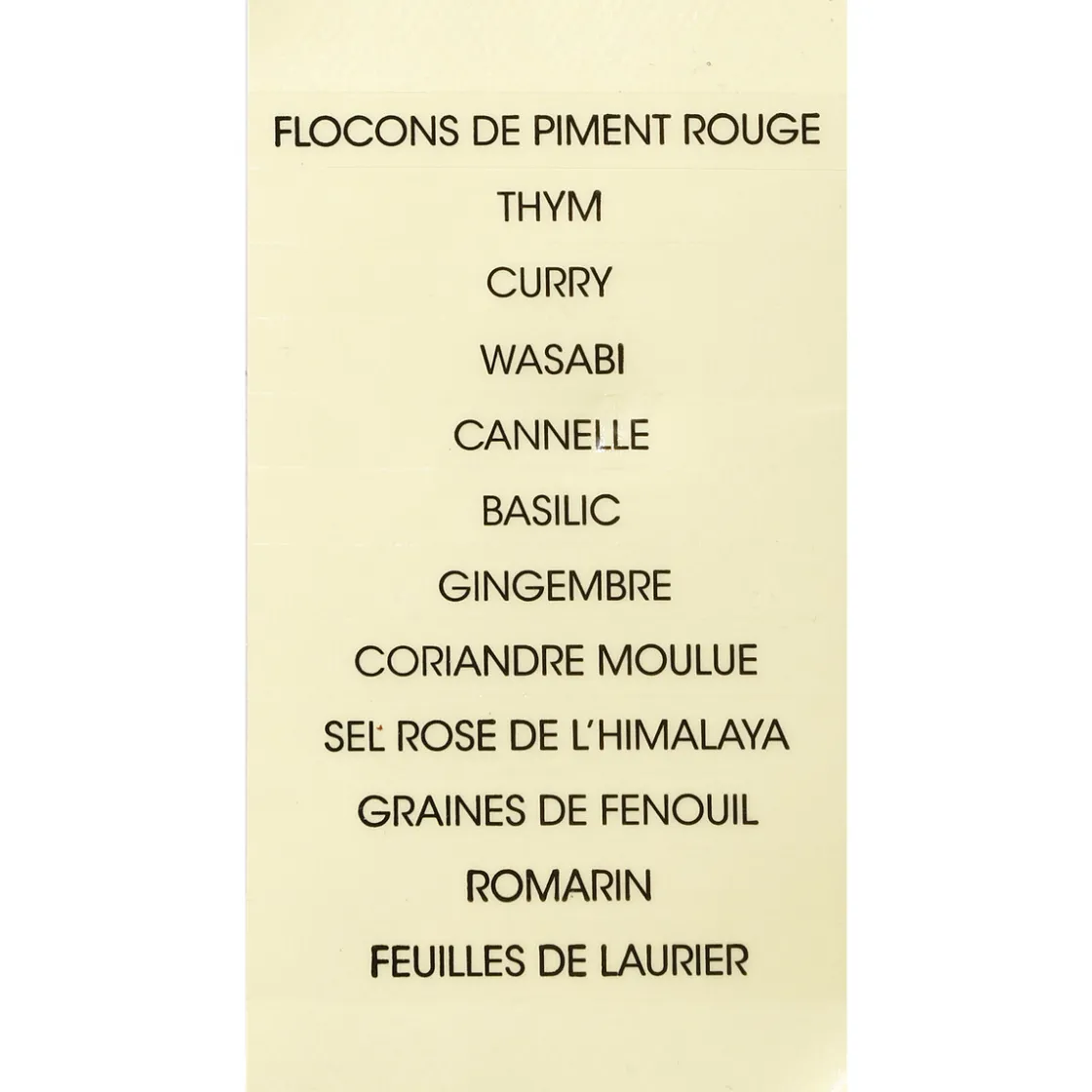 5five Support rotatif avec 12 pots à épices inclus