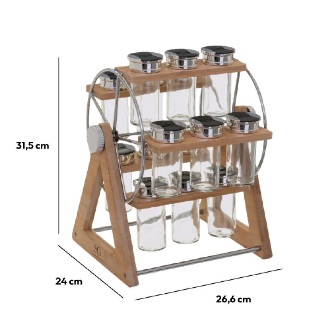 5five Support roue 15 pots à épices